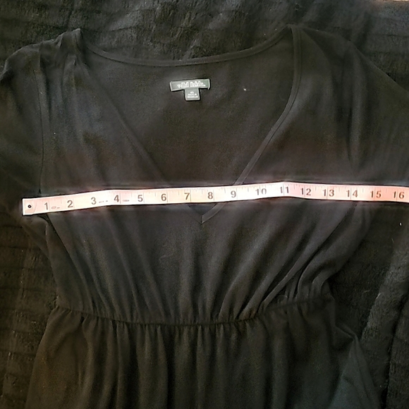 Wild Fable XS Black Short Sleeve Babydoll Mutiple Tiered Dress - Picture 10 of 13